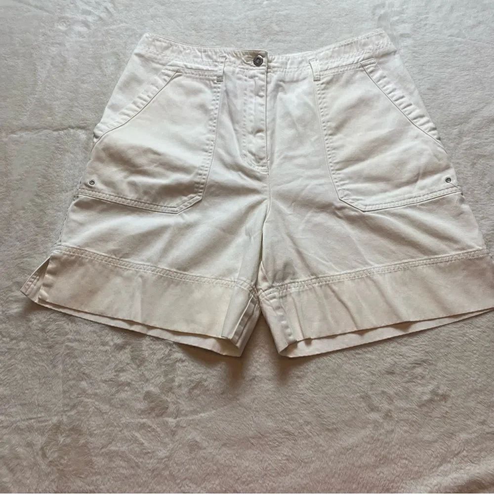 Lauren Ralph Lauren White 100% Cotton Shorts Size 10
